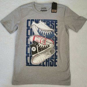 Converse Boys Youth T-Shirt 10017474 Gray NWT